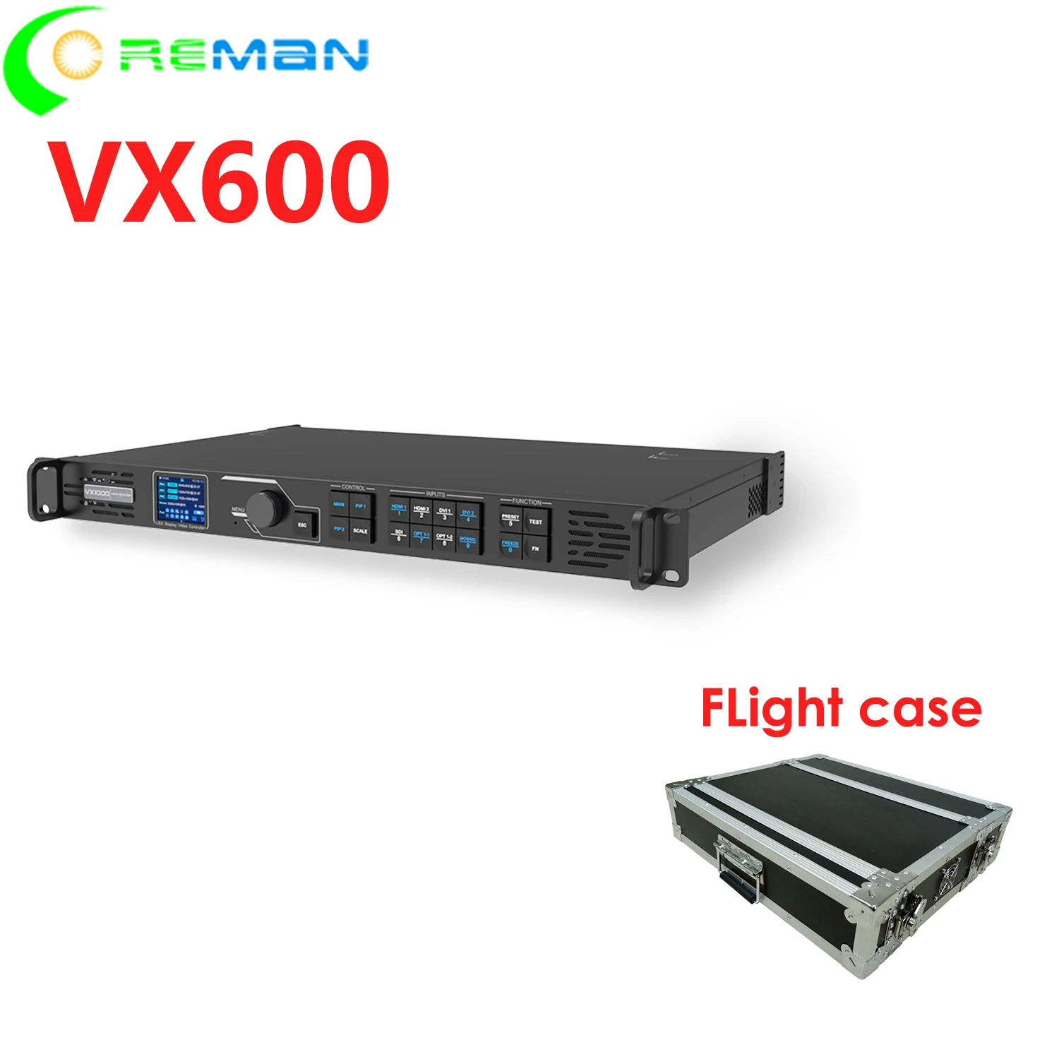 UHD HD 2K 4K led display led video wall video processor VX600 VX1000  Novastar video processor with flight case