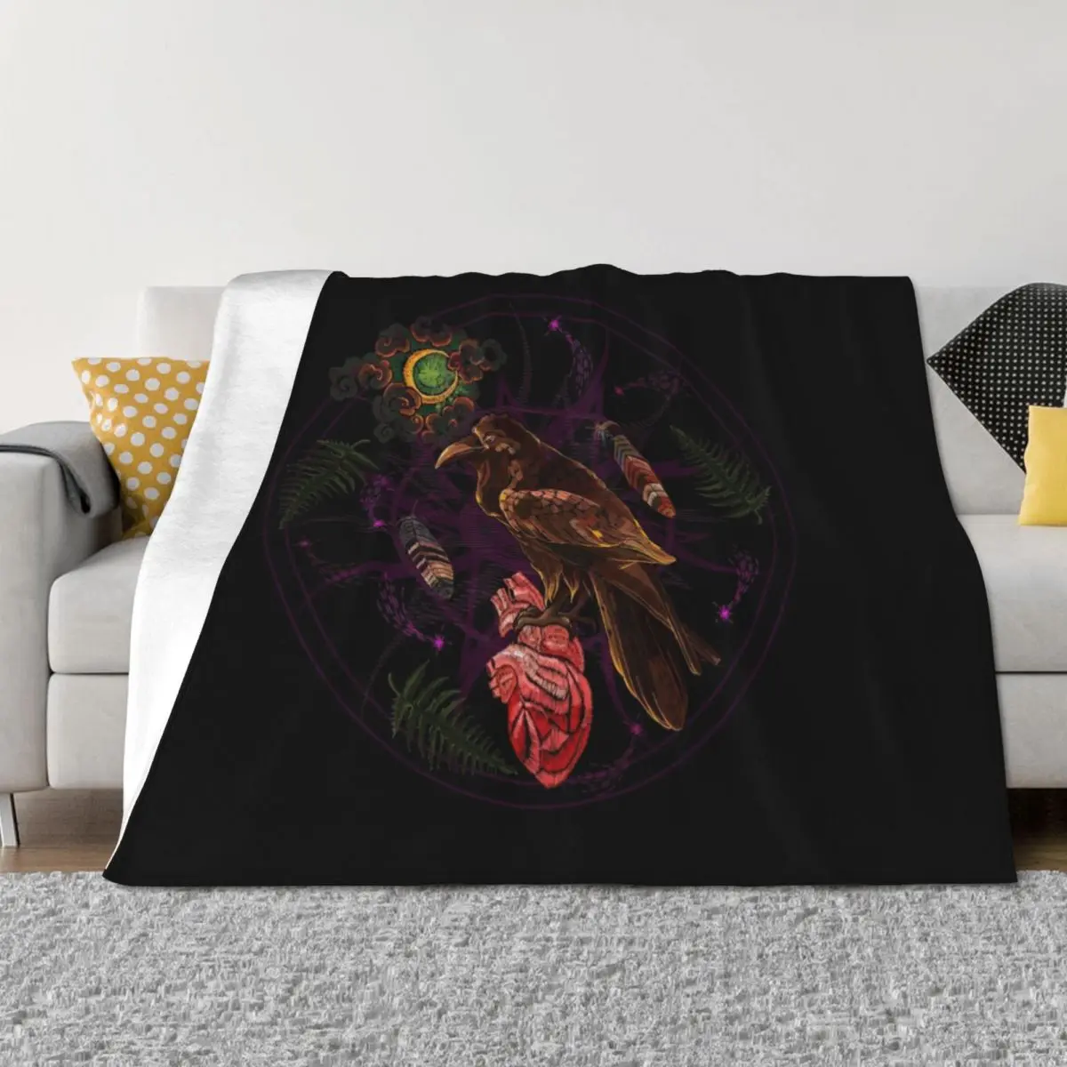 

Alchemy Throw Blanket halloween Furrys Bed linens Blankets