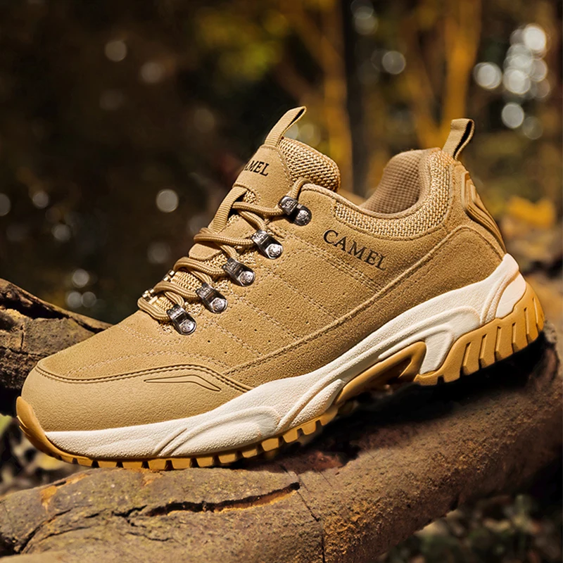 GOLDEN CAMEL Hiking Shoes Women and Men Waterproof Non-slip Outdoor Male Sneakers Trekking Shoes for Men Wear-resistant Climbing