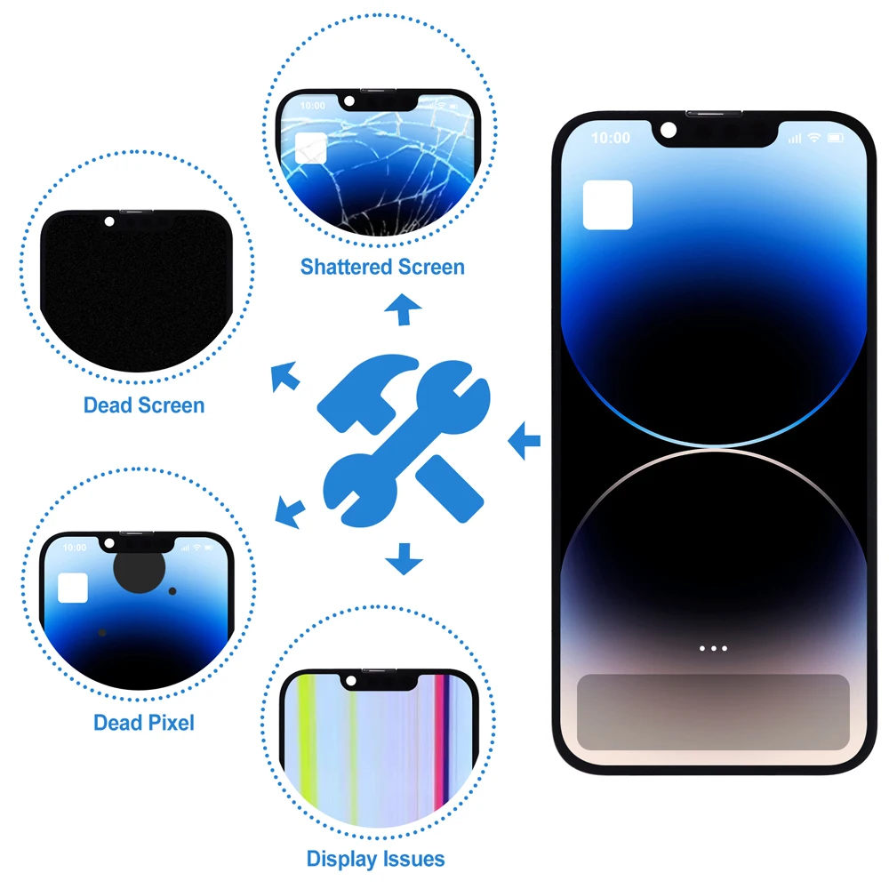 A2882 A2649 A2881 A2884 A2883 Premium Lcd For IPhone 14 New Display Touch With 3D Touch Screen Replacement Factory Display image 5