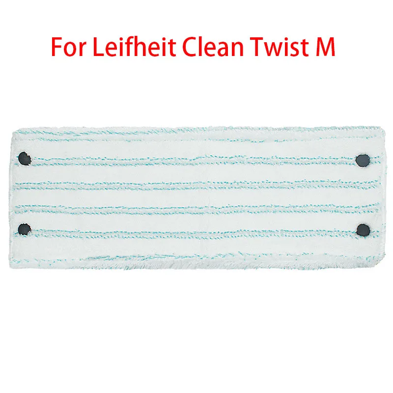 Cabeça de substituição plana para esfregão, 42x15cm, para leifheit, uso molhado e seco, almofada de limpeza para limpeza de piso doméstico, 1 peça