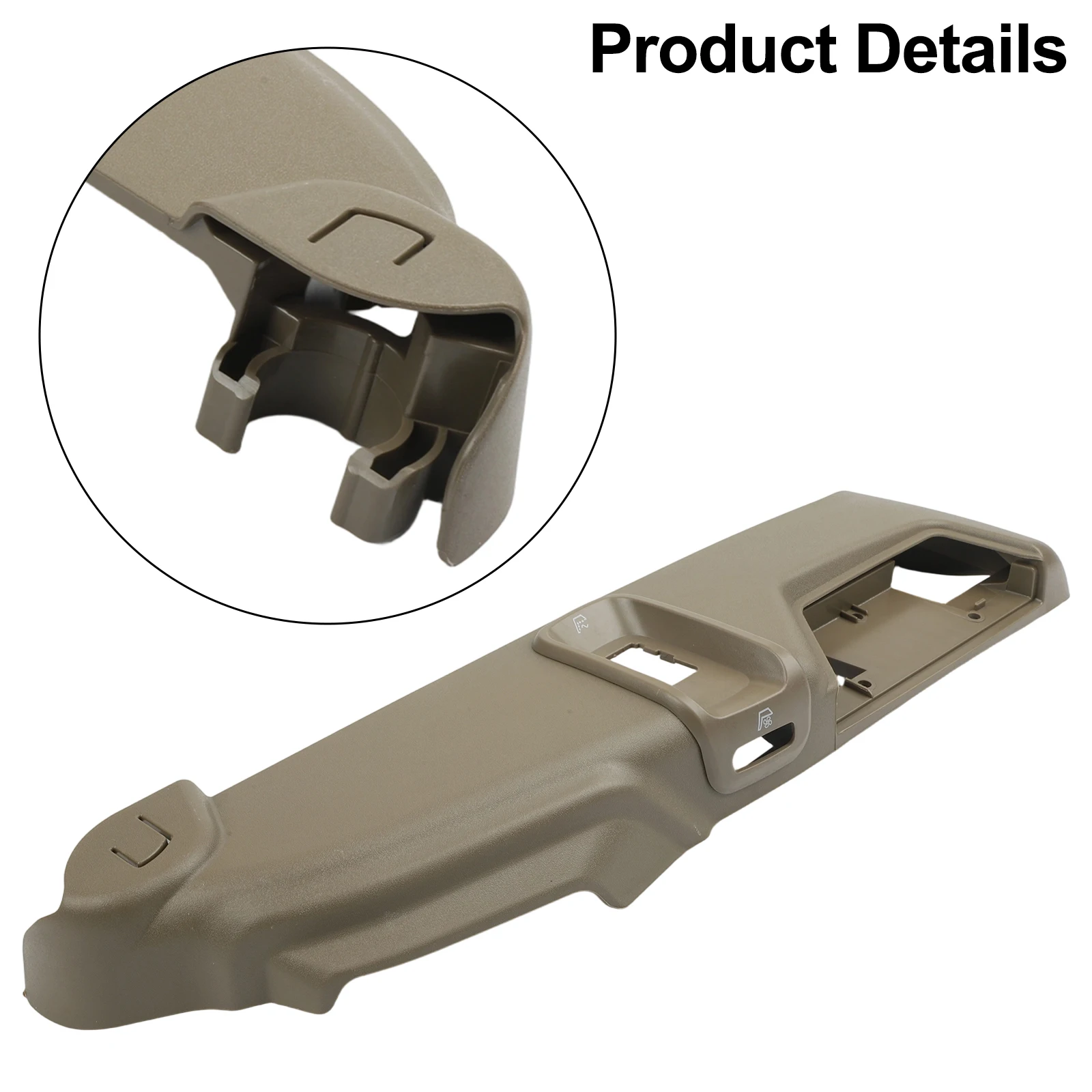 For Volvo Front Left Seat Panel Trim for Multiple Models Including For XC90 2005 2014 OEM 39866790 ABS Material
