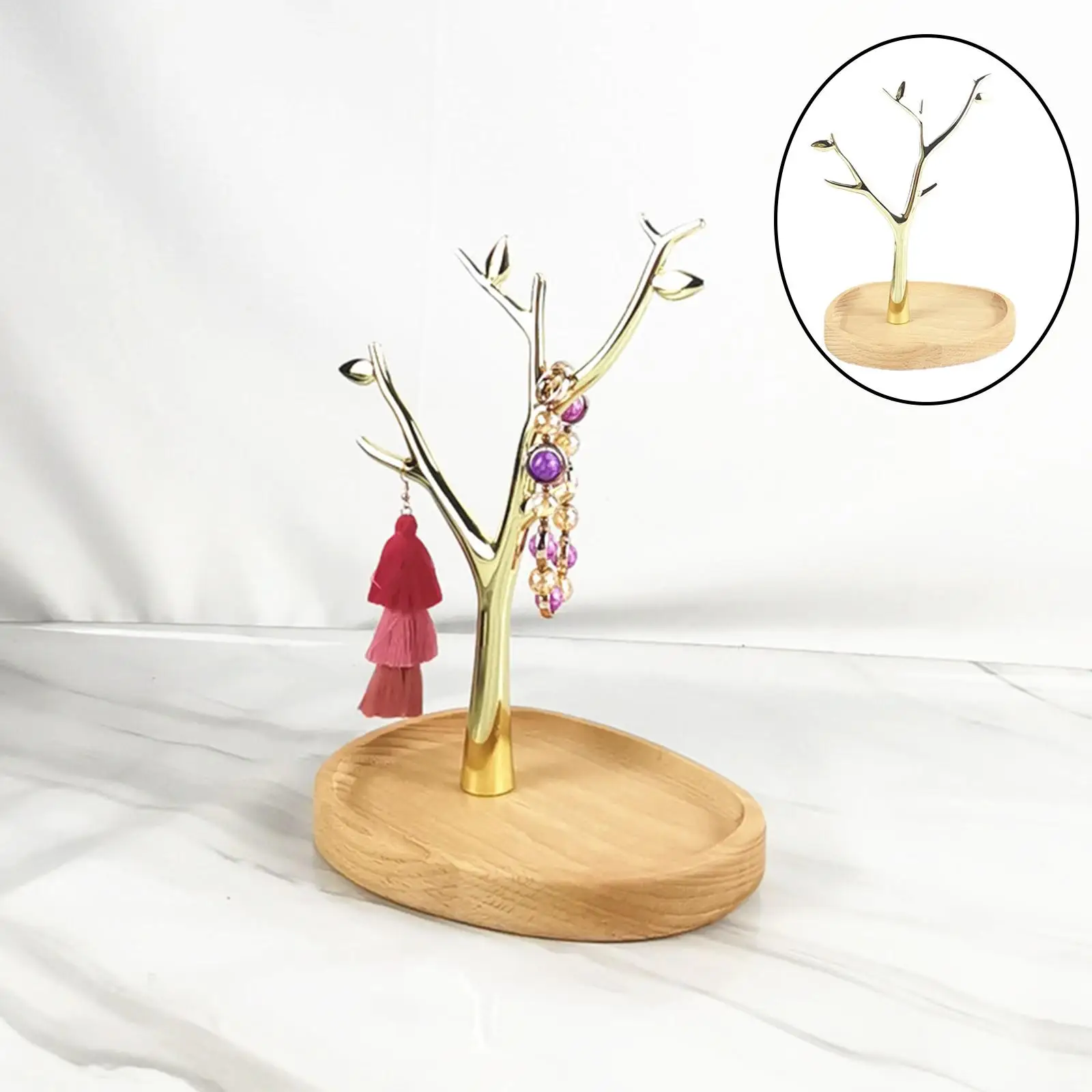 

Fashion Tree Shape Jewelry Earring Displaying Holder Stand Compact Premium