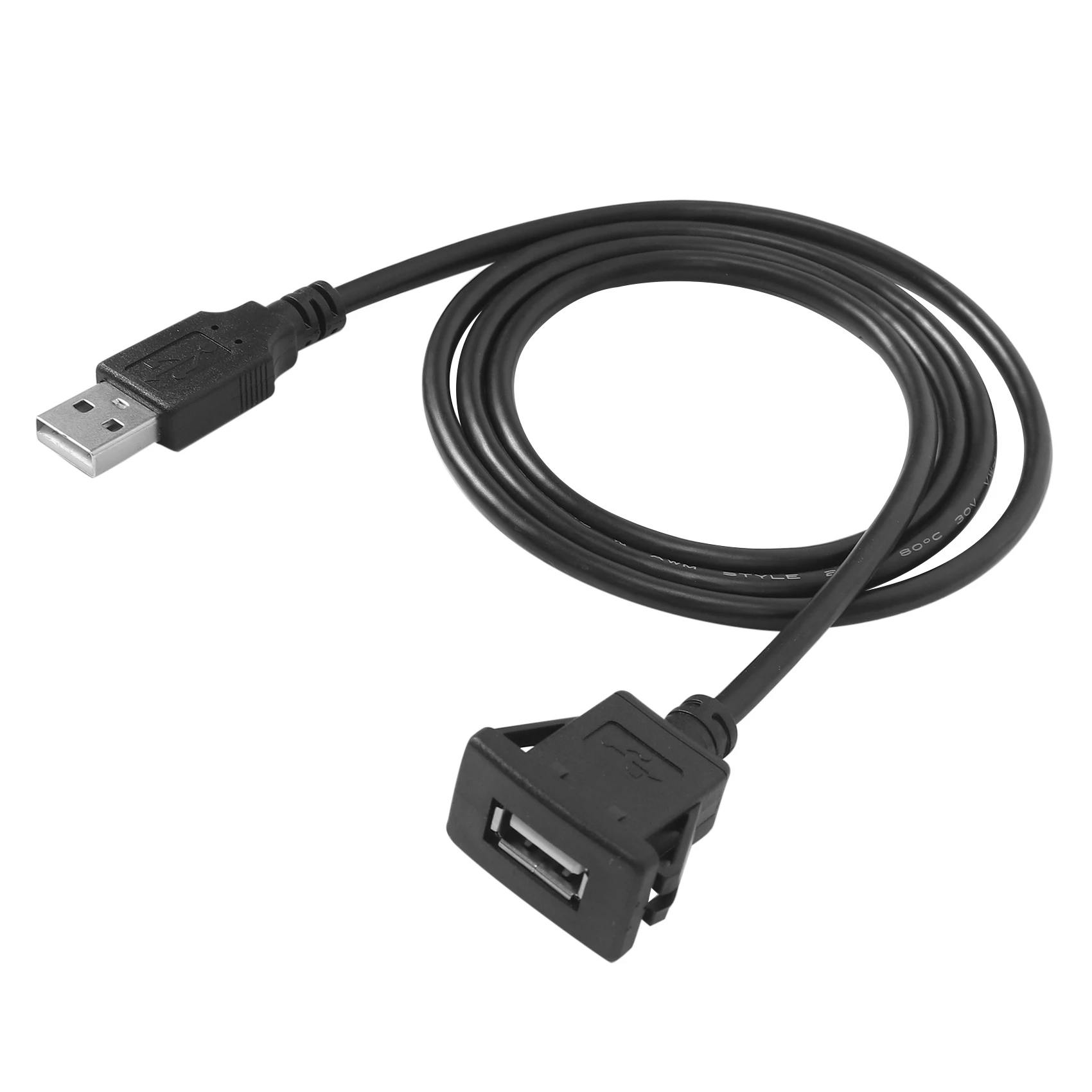 cabo-de-extensao-usb-macho-para-femea-para-painel-de-carro-aed8-1m