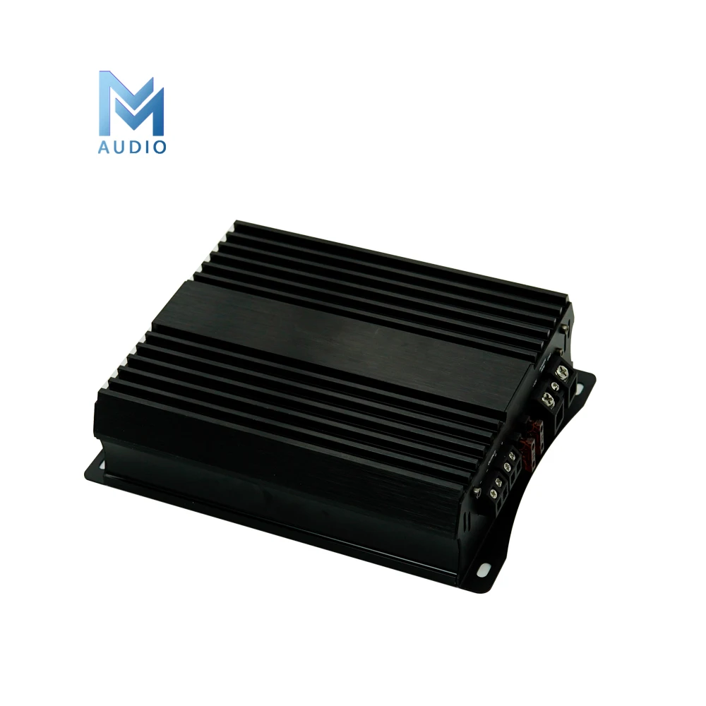 OEM-ODM Auto Audio Versterker Mono Block Klasse D Auto Audio Luidsprekersysteem 1 Kanaal 500W Auto Versterker 12V