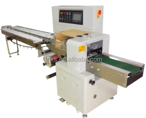 Horizontal Biscuit Cracker Flow Wrapping Packaging Machine Manufacturers Packing Machine For Chocolate Cheese Bread