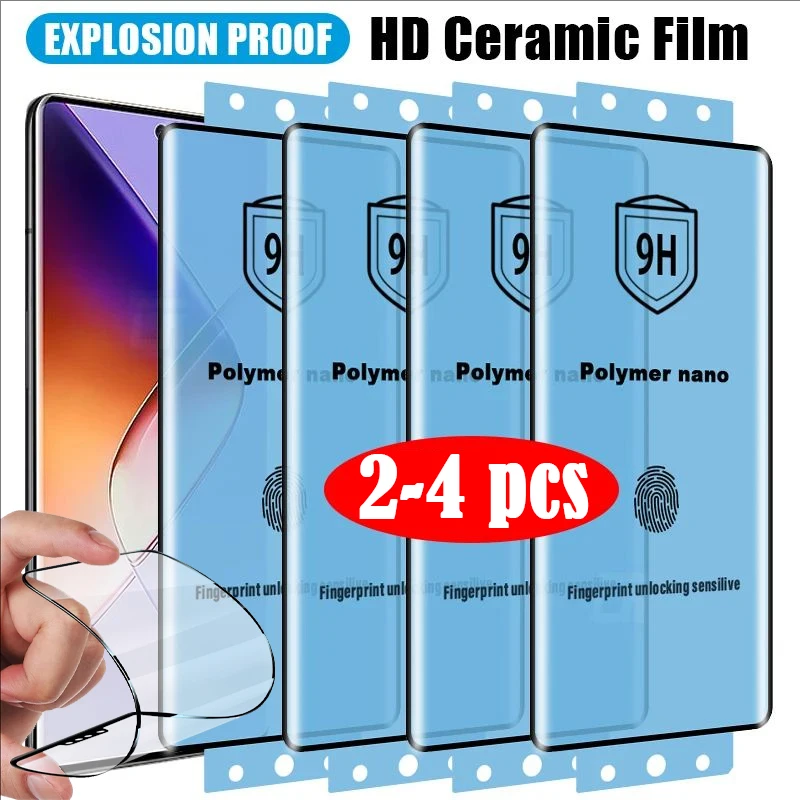 Infinix not için 2-4 adet patlamaya dayanıklı esnek seramik Film 40 Pro artı ekran koruyucu forInfinix sıfır 40 30 4G Film