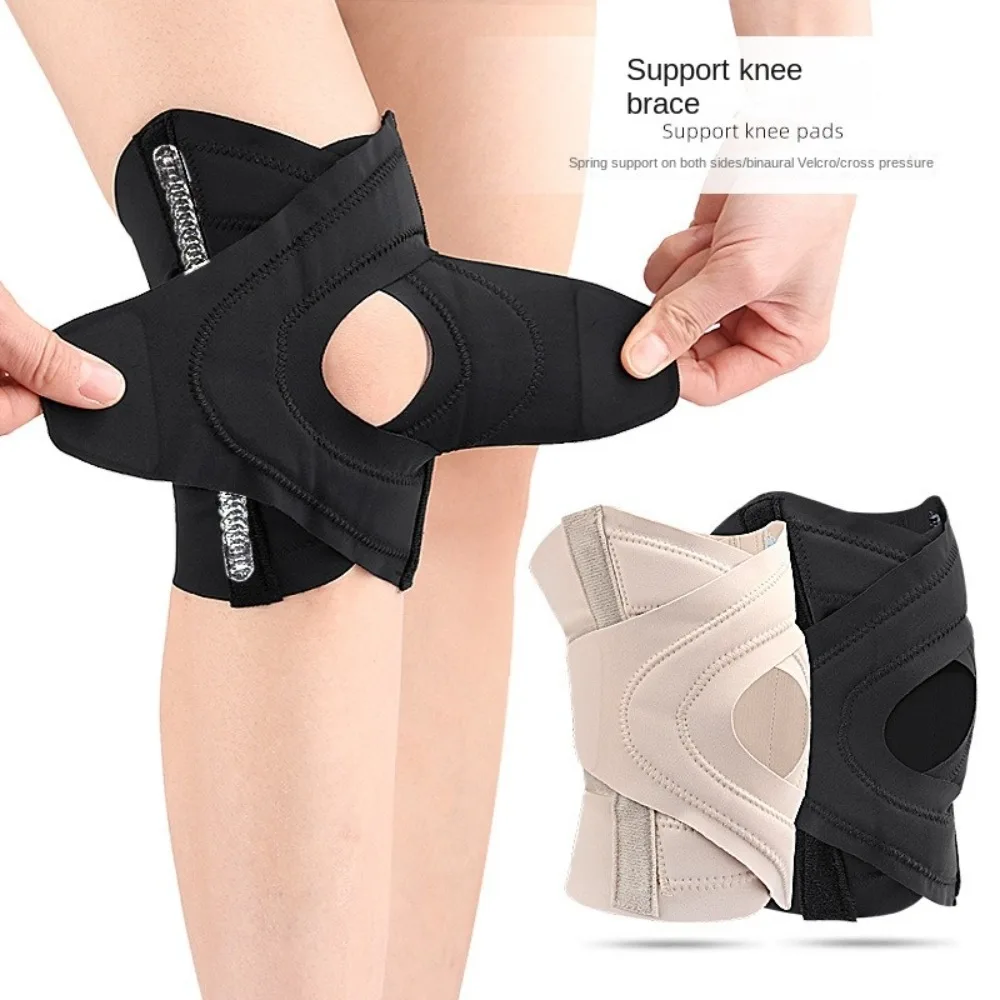 

Joints Protector Elastic Sports Kneepad Leg Brace Protector Safety Knee Brace Breathable Ajustable Strap Knee Support Men Women
