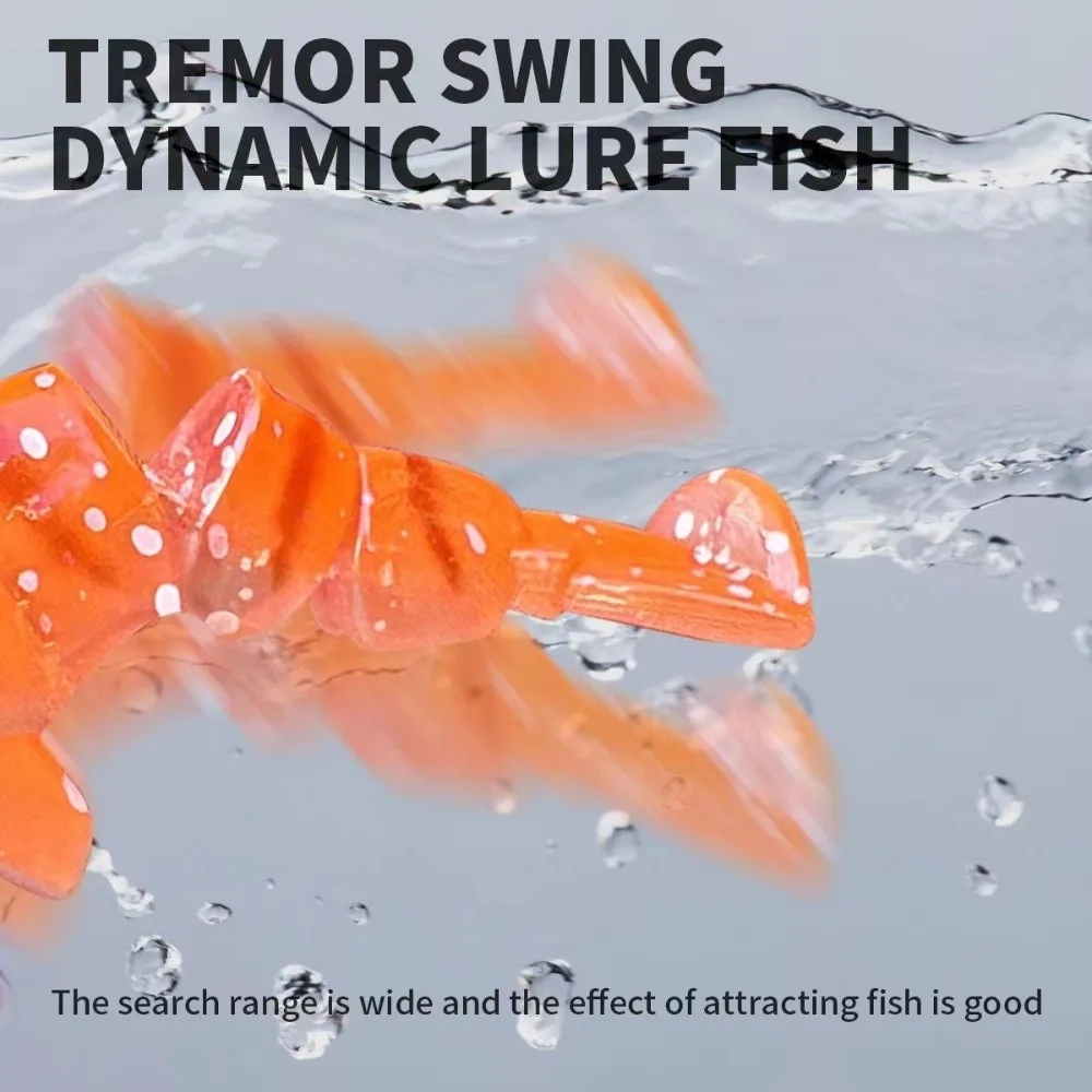 

Bionic Sinking 3 Segment Prawn Swimbait 3D Eyes 12g 80mm Bionic Eyes Jointbait Wobbler Bassbait Saltwater Fishing