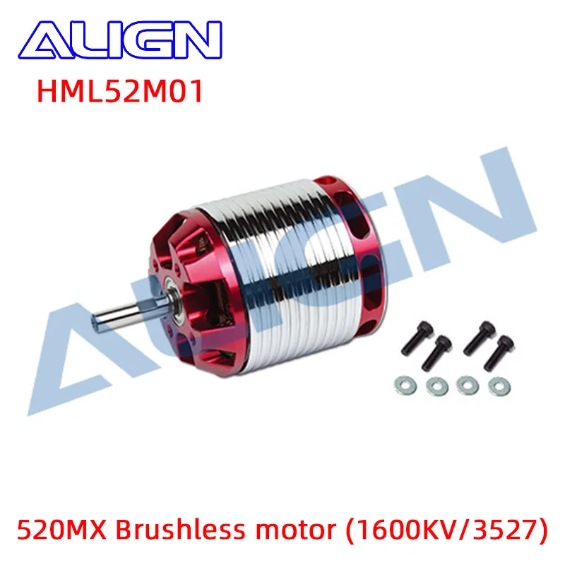 

ALIGN T-REX 1600KV 1900W Brushless Motor 520MX (1600KV/3527) for 500 500X 500L Align Trex RC Helicopter HML52M01