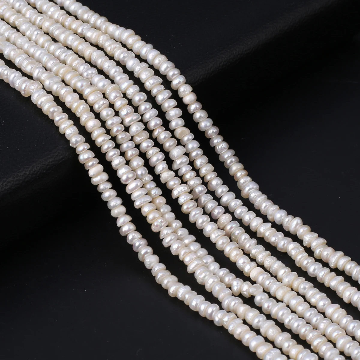 3-3.5mm Irregular Shape Spacer Beads Natural Freshwater Pearls Beads for Jewelry Making Supplies Diy Necklace Bracelet Earrings