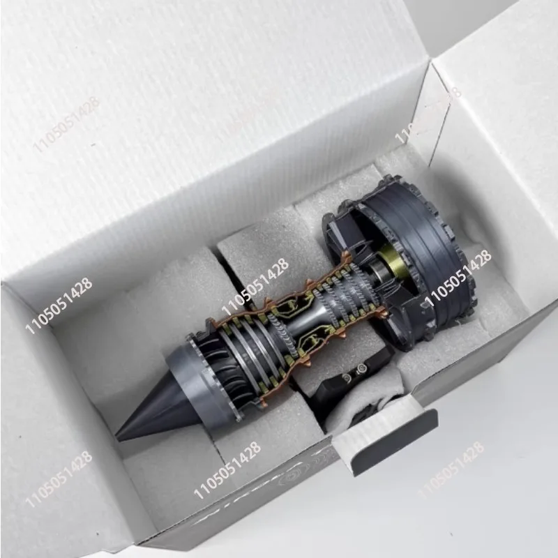 3D printed airplane turbofan engine model can start toys for boys over 12 years old