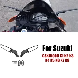 For Suzuki GSXR600 GSXR1000 K1 K2 K3 K4 K5 K6 K7 K8 2PCS Motorcycle Modified Wind Wing Rotating Rearview Mirror