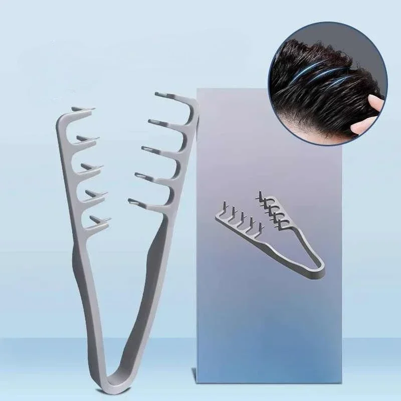 Peigne de coiffure volumisant à dents larges, outils de coiffure, Texture moelleuse pour hommes, idéal pour tous les Types de cheveux, outils de coiffure, 1/2 pièces