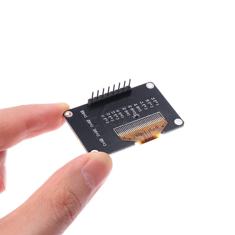 0.96-inch OLED Display Screen White/blue 12864 Screen Module With Matrix 4 Key Interfaces Keyboard IIC SSD1315