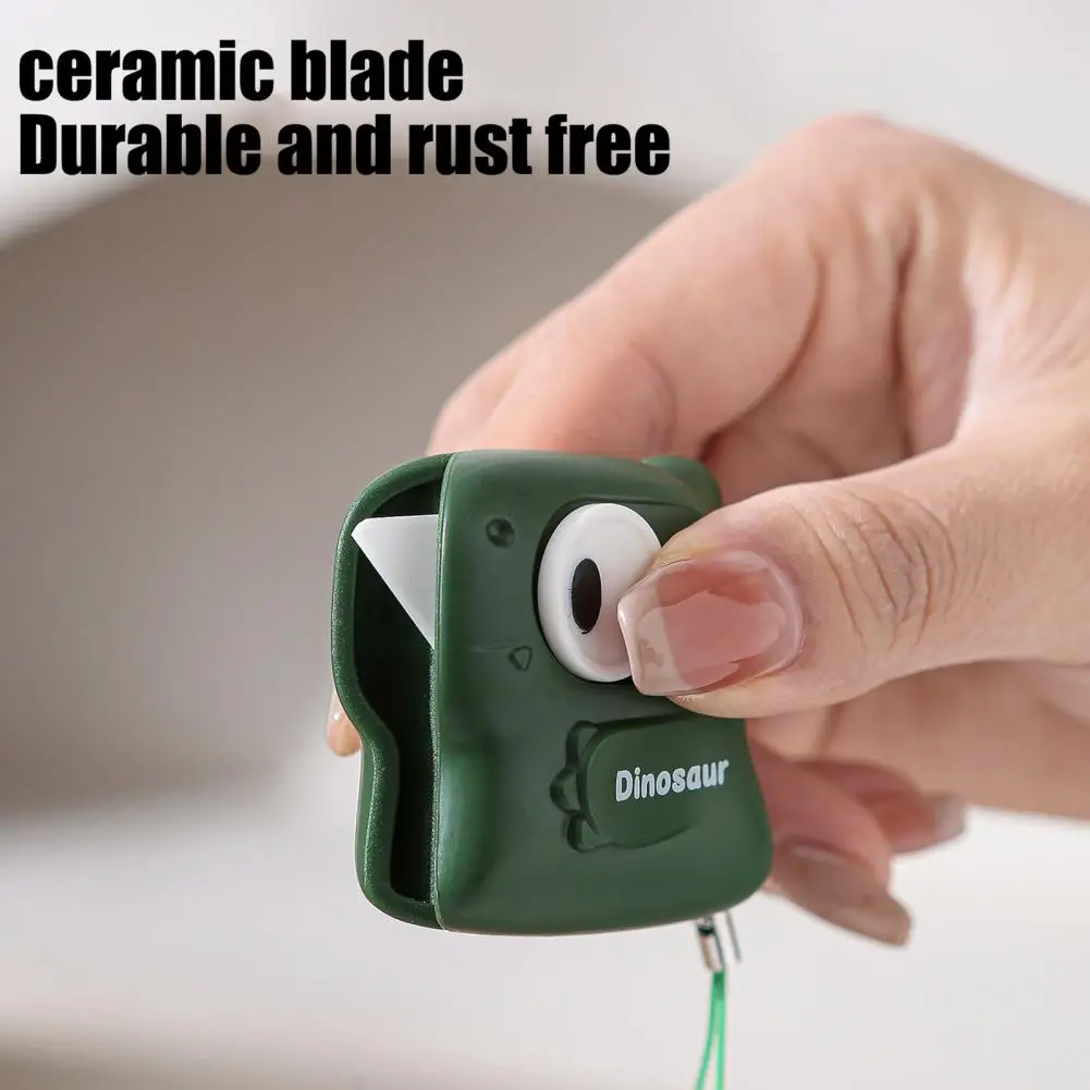 

Ceramic Blade Box Cutter Safety Unboxing Tool Cartoon Dinosaur Unboxing Tool with Ceramic Blade Mini Safety Knife Envelope