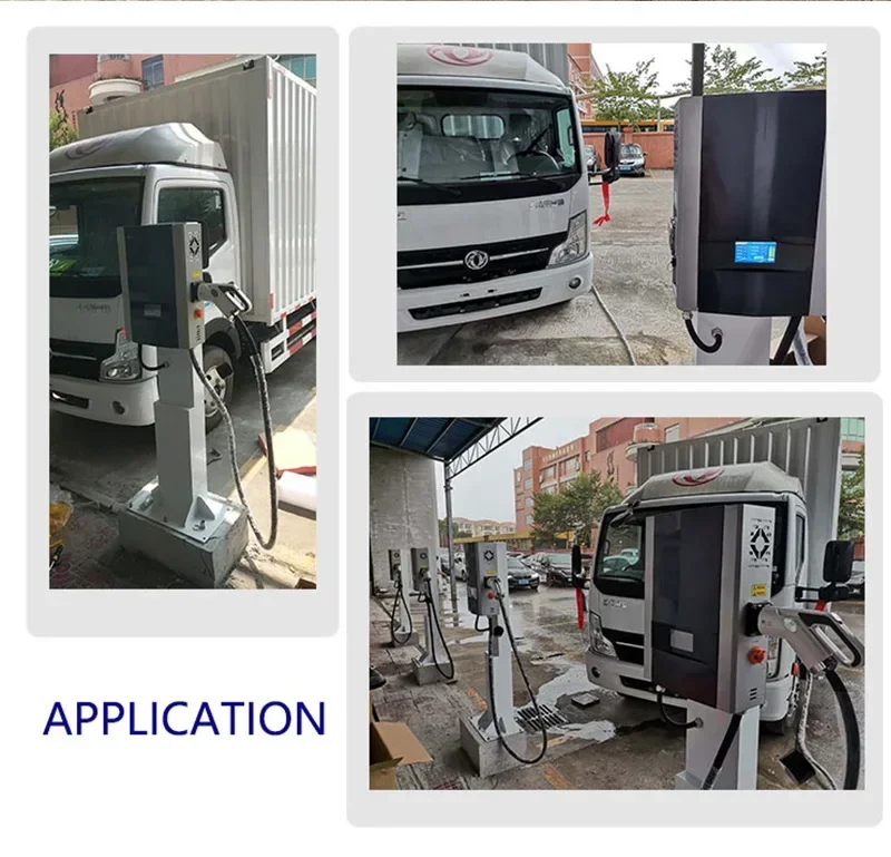 Stazione di ricarica per caricabatterie EV per auto elettrica veloce CC da 40KW CCS2 Scatola da muro standard europea con supporto e certificata CE per uso domestico