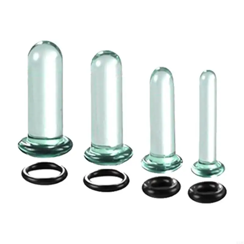 Stabiles Glasohr -Dehnungs -Set -Stecker für Ohrenmessgeräte mit einzelnen -Expander -Schmuck für Körperpiercing – Detail 9