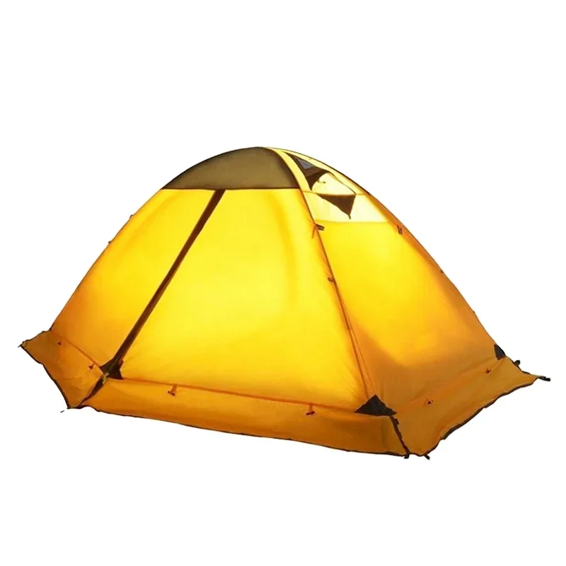 JWJ-043 Outdoor Trekking Mountain Tent 2 Person 4 Season Hiking Ultralight Foldable Rainproof