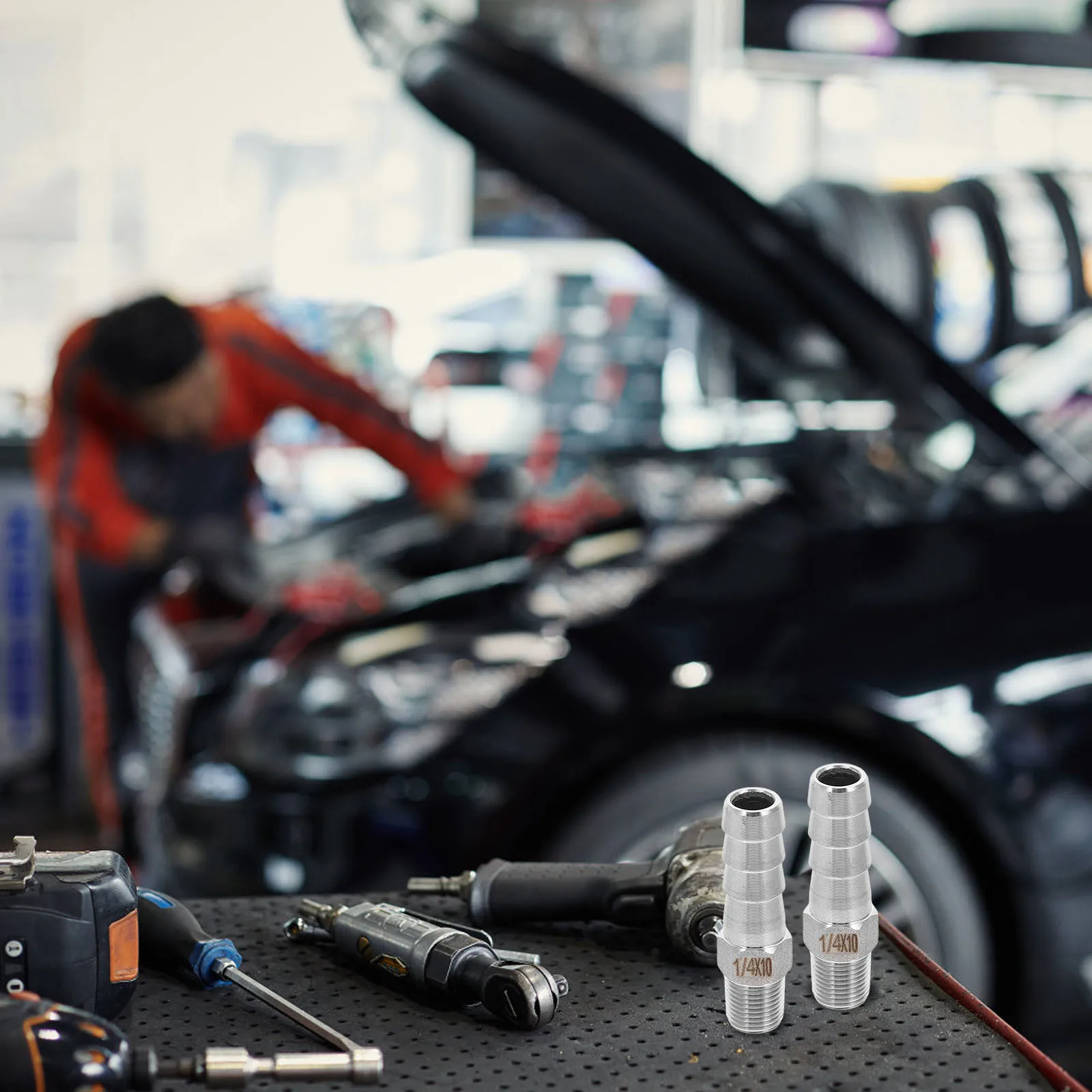 

2 шт., газ из нержавеющей стали Dn8/1/4 Npt, штекер X 10 мм, штуцер для домашних пивоваренных труб, аксессуары, прочные герметичные фитинги для шлангов Rv, воздушные фитинги