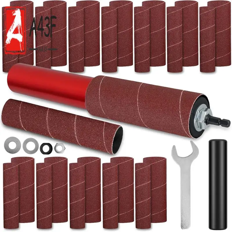 

A43F-Шпиндельный адаптер для дрели, ручной шлифовальный барабан для сверлильных пресса и электрических дрелей, для полировки деревообработки