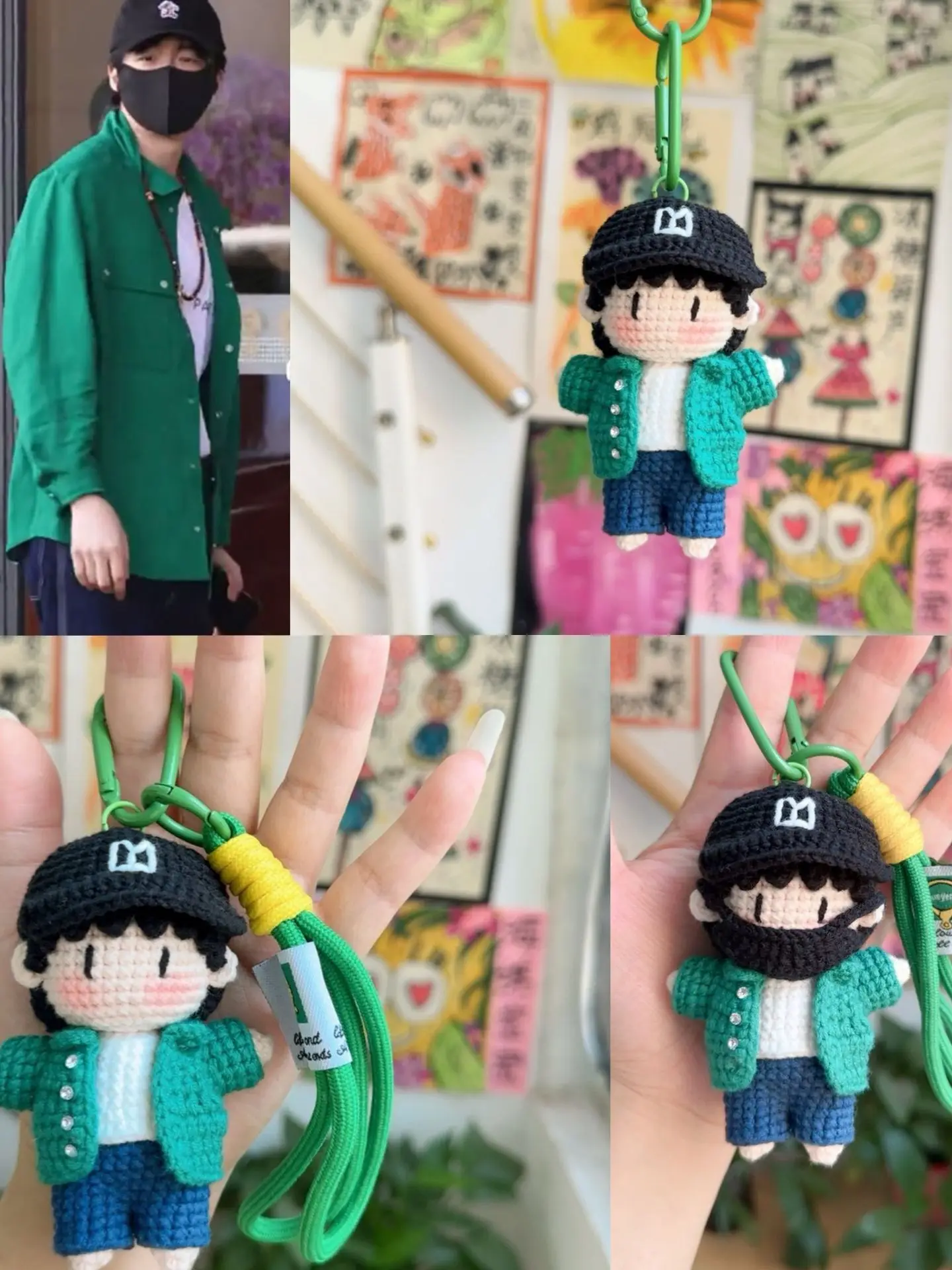 handmade-yoo-ni-kang-doll-hanging-ornament-support-gift-creative-toy-finished-product-wool-yarn-hook-weaving-liao-yiteng-shape
