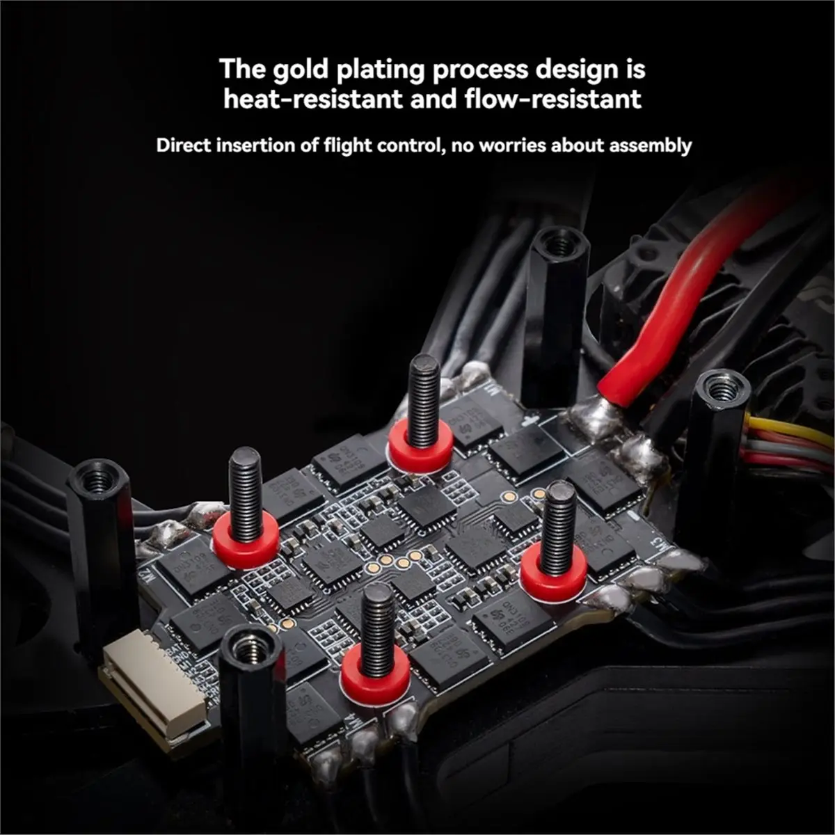 

60A 4-в-1 BLHeli_S ESC 2-6S с поддержкой протокола DShot600/300, прошивка M-H-30, 20x20мм для FPV-дронов Nblade MAX Parts