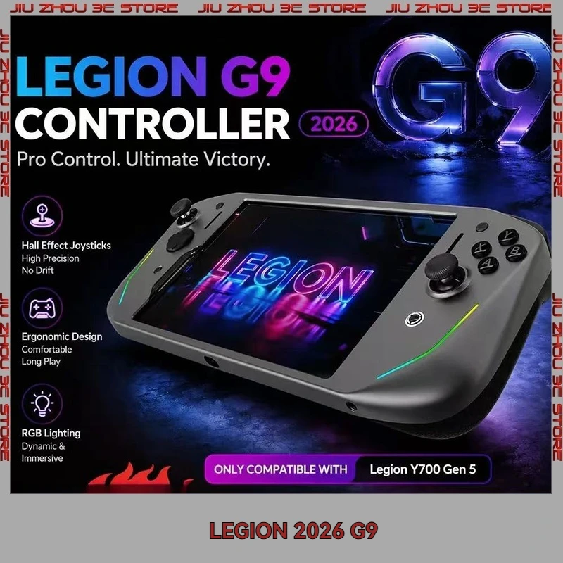 Lenovo Legion G9 2026 Telescopic Wireless Gamepad For Y700 5th Gen Tablet Carbon Gray Bluetooth Mobile Gaming Joystick PUBG