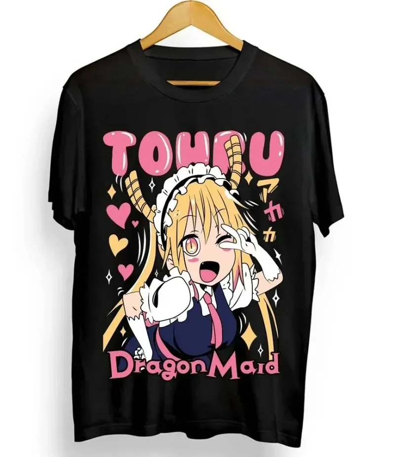 Tohru T-shirt Kobayashi-san Chi No Maid Dragon Girl Waifu Anime Shirt All Size Graphic T Shirts Oversized T Shirt Women Clothing