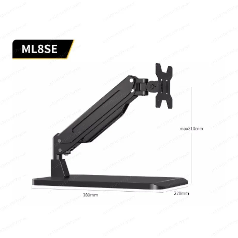 

Настольный кронштейн для монитора без сверления, пневматический механический консольный подъемный механизм с поворотом и регулировкой высоты