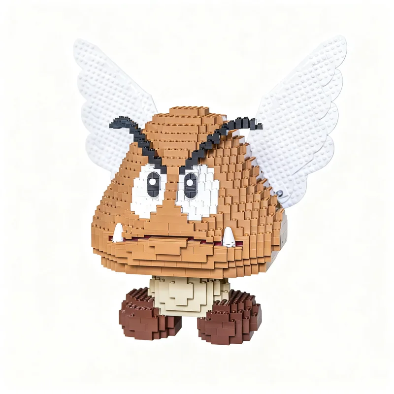 

1779PCS MOC Game Series Angry Mushroom Model DIY Creative Ideas Toy Assembly Puzzle Birthday Gift Cartoon Display Bricks
