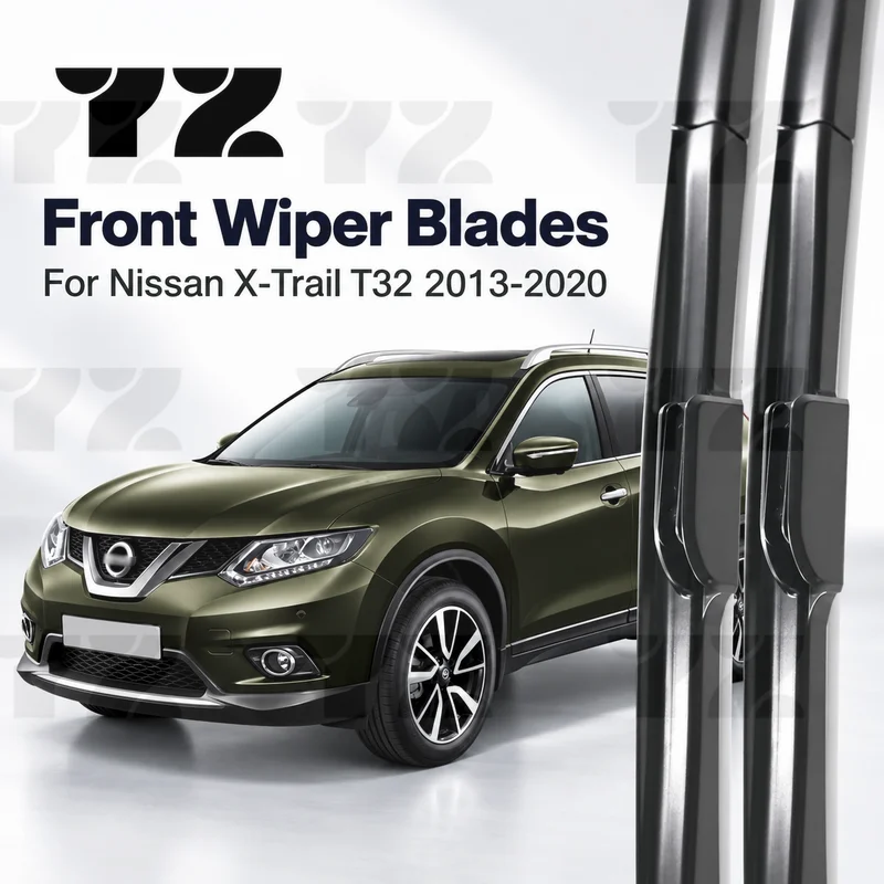 YZ Front Wiper Blades For Nissan X-Trail T32 2013-2020 Windshield Windscreen Replacement 26" 17" Car Accessories