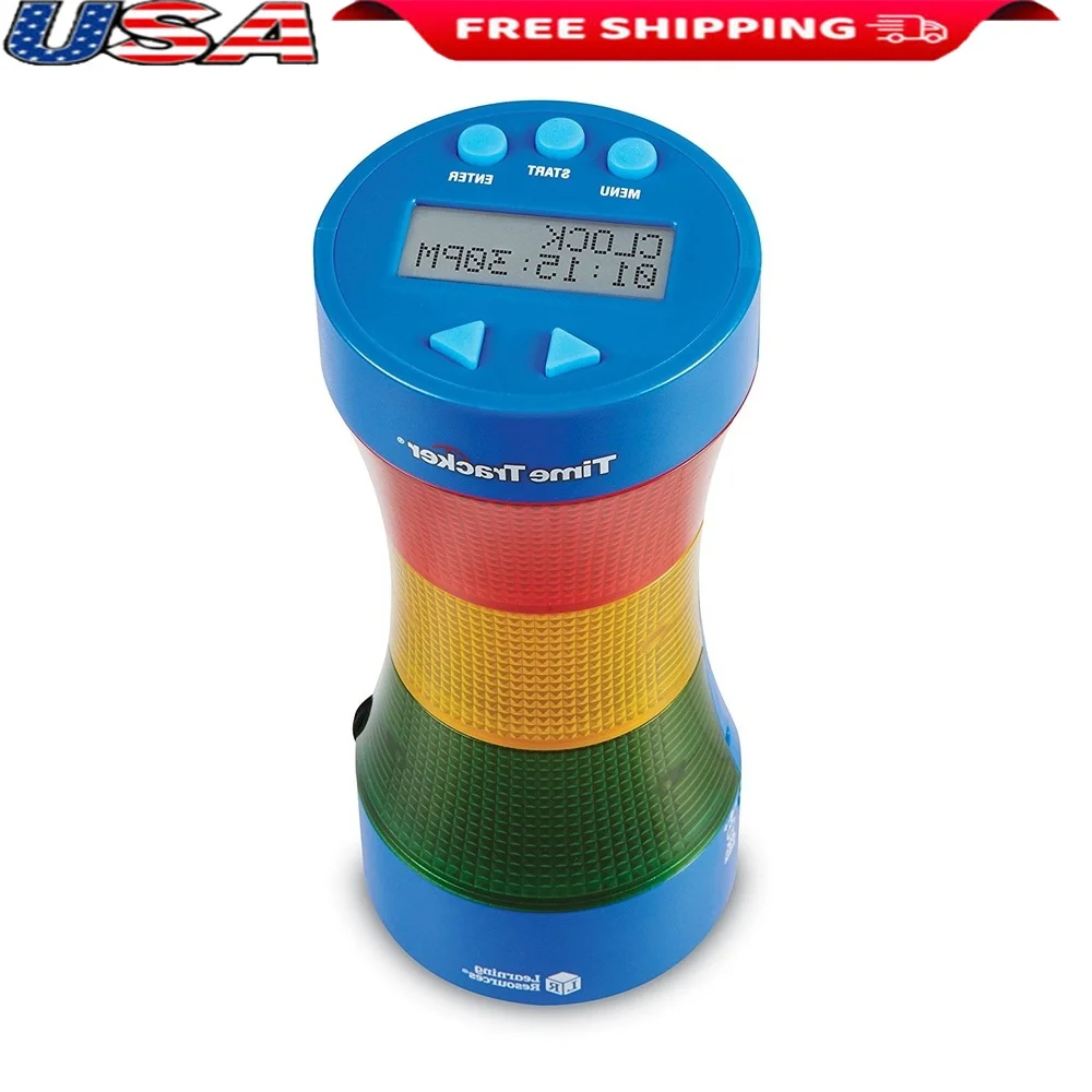 

Визуальный таймер, часы для детей, учебные серий, домашнее задание, музыкальная практика, 180-градусный просмотр, звук, световые кии, легко читаемый ЖК-дисплей