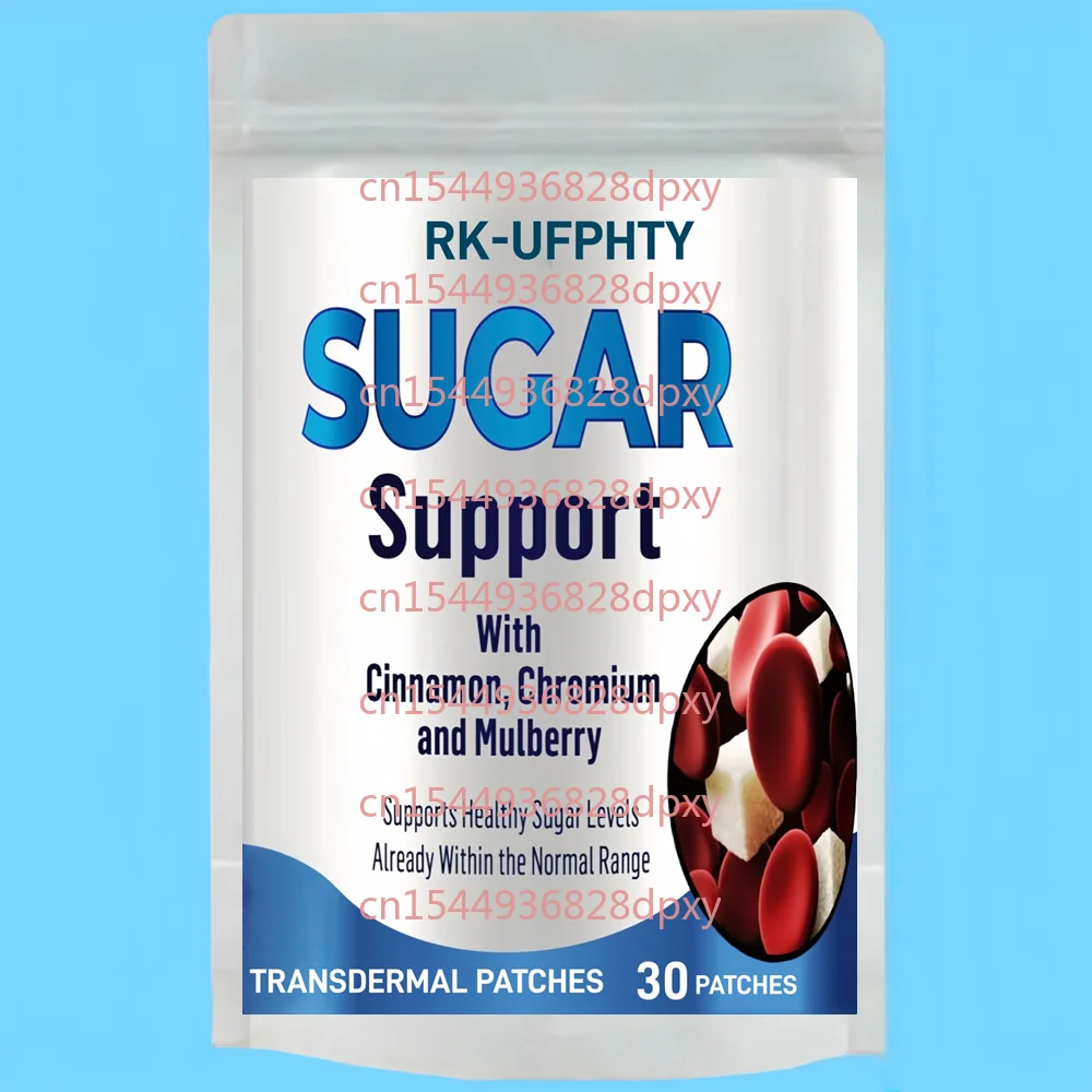 

30 трансдермальных пластырей Sugar Support с корицей, хромом, шелковицей, альфа-липоевой кислотой и витаминами
