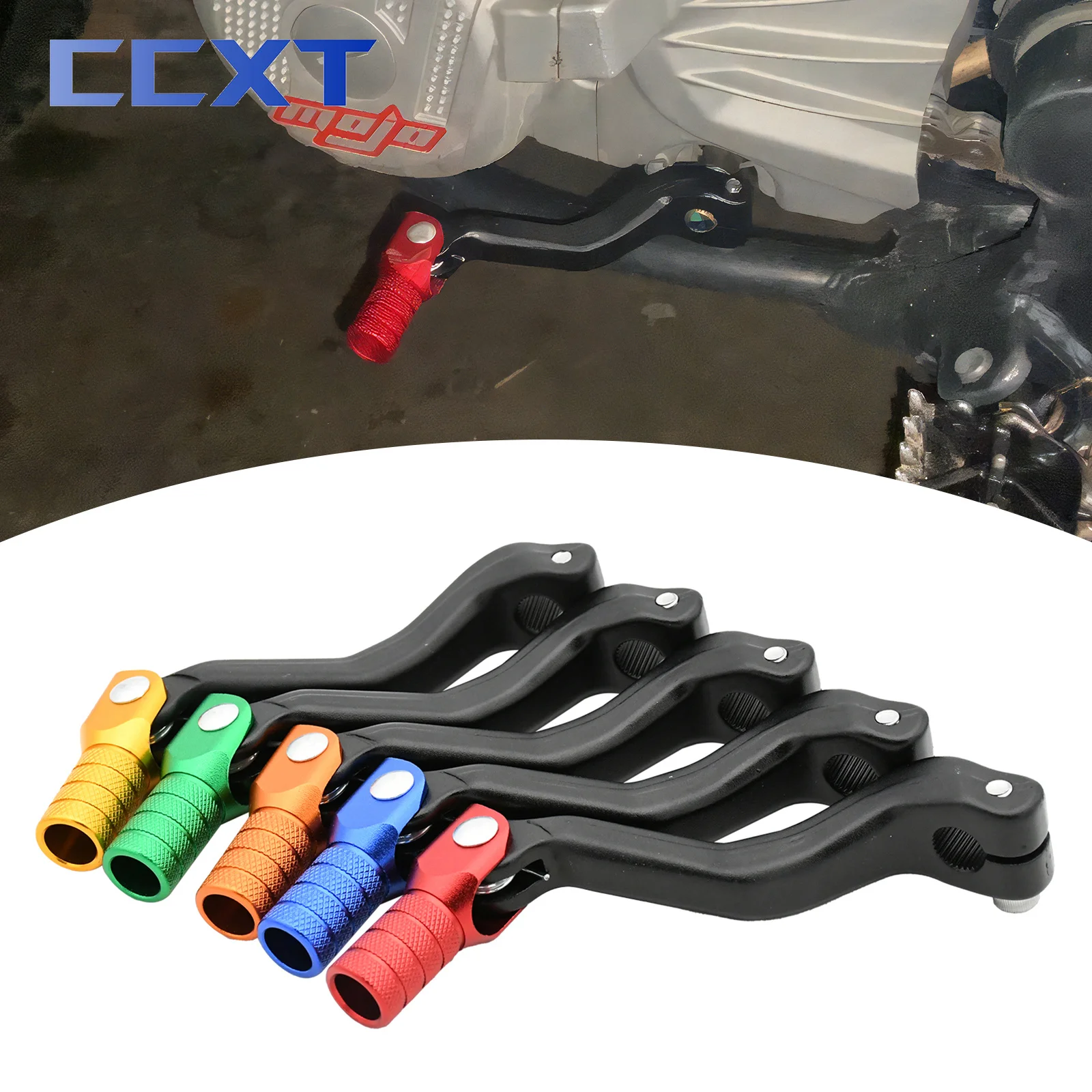 Motorcycle CNC Folding Gear Lever Shift Lever For ATV Apollo Bosuer Kayo T6 T4 T4L T2 K6 K4 110cc-450cc NC CB Engine Universal