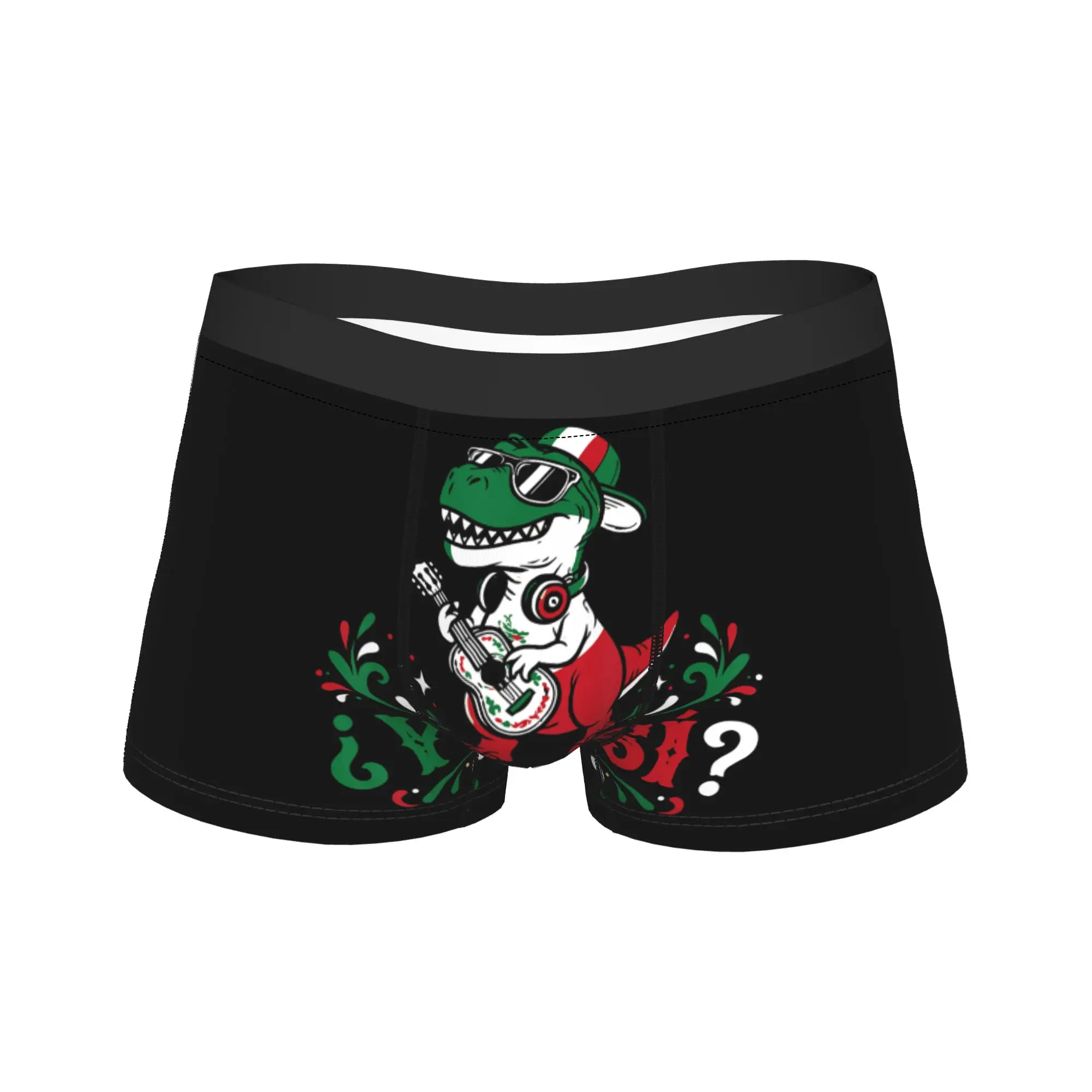 Y Si Sí Mexico Flag Y Si Sí Mexican Culture Meme Underwear Boxershorts Quality Men Underpants Comfortable Shorts Briefs Present