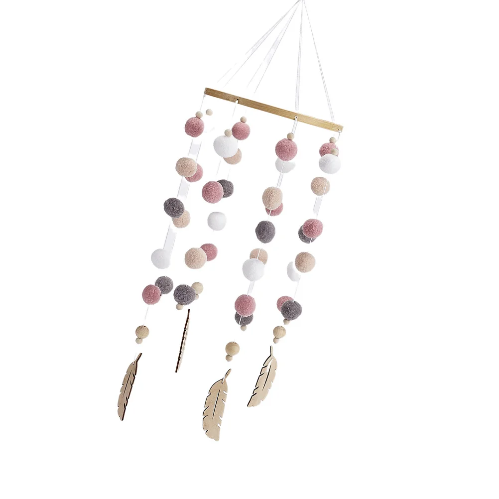 Kids Room Decoration Children's Hairball Pendant Bedroom Ornaments Hanging Wall