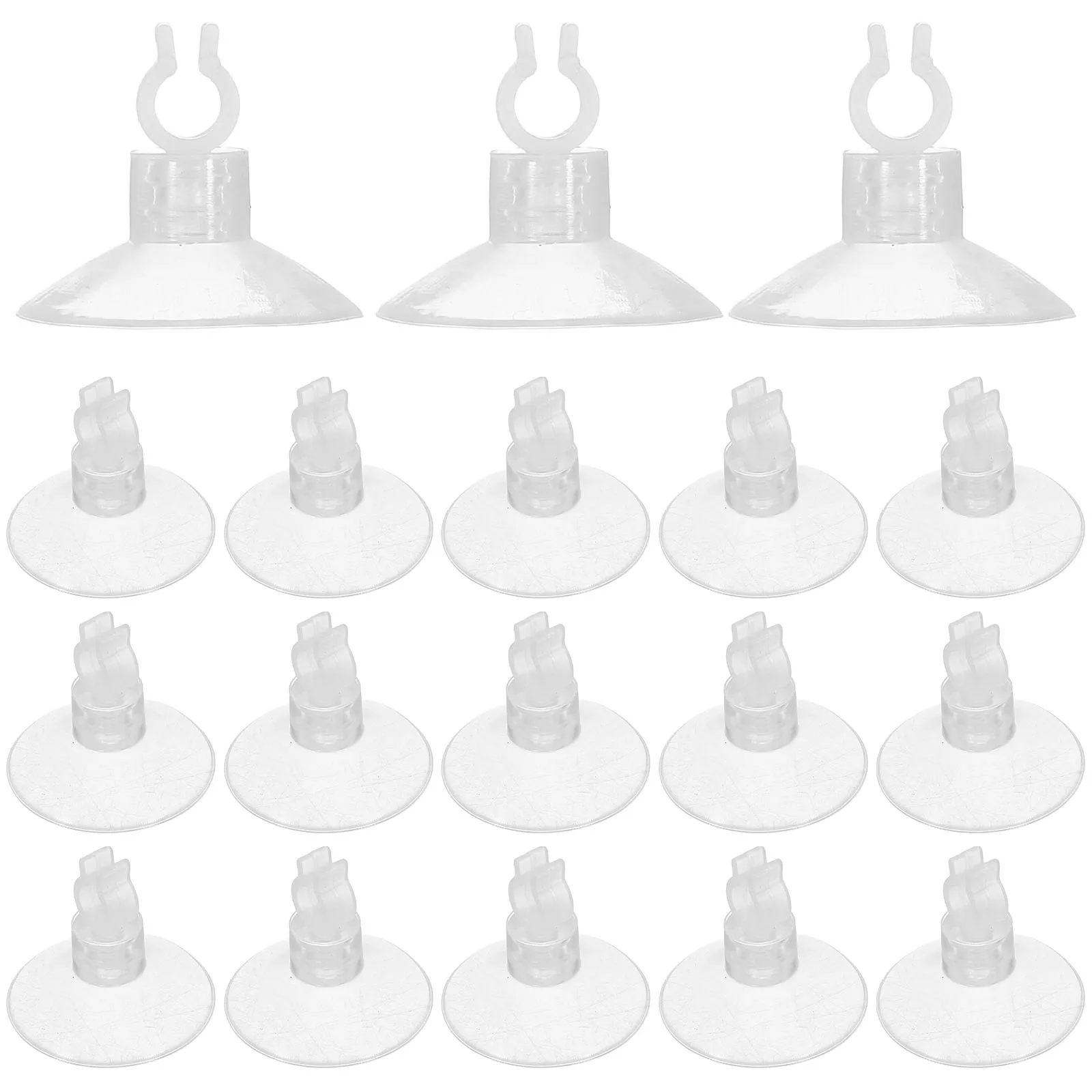 

20pcs Suction Cup Light Clips Hanging Holiday Lights Mini Holders Strong Adhesion Easy Install Reusable Outdoor Indoor Window