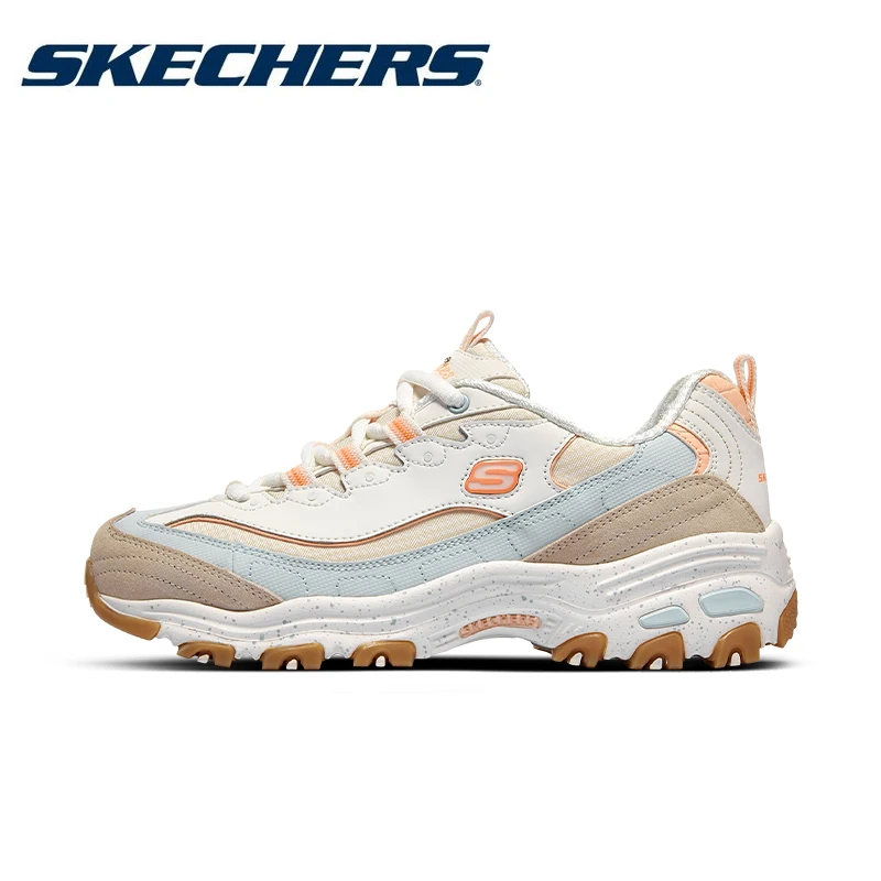 

Skechers Women's Shoes Outdoor Sports Fashion Lightweight Thick Sole Chunky Shoes Original Brand Women Lace Up Platform Sneakers