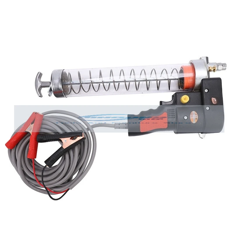 

12V24V high pressure butter gun handheld high pressure transparent electric zipper butter gun heavy duty excavator oil injector