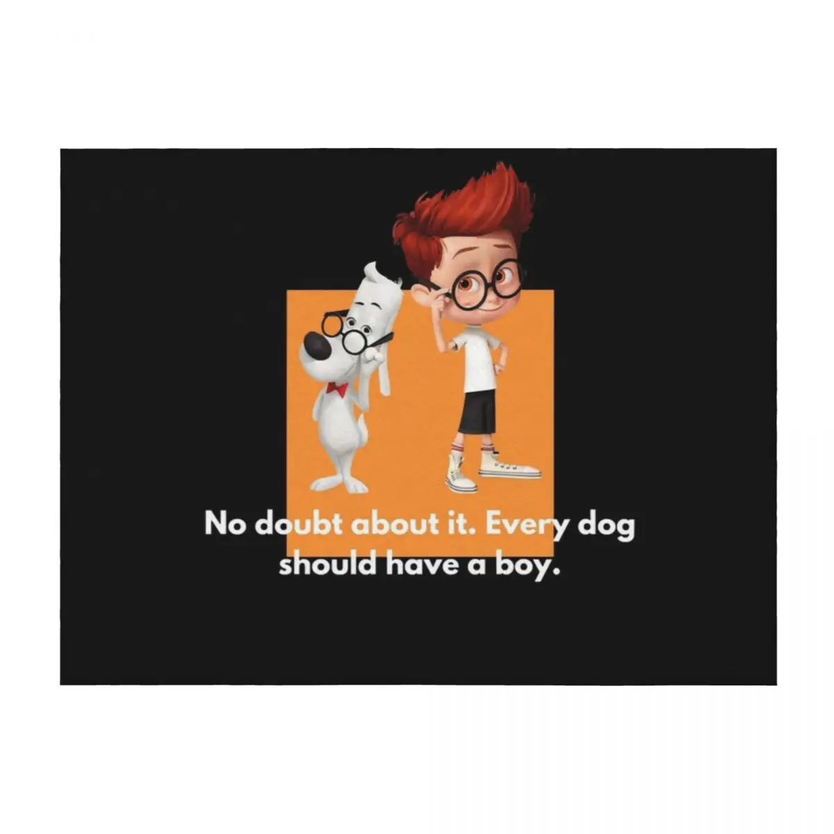

Mens My Favorite Mr. Peabody And Sherman Vintage Throw Blanket heavy to sleep Bed for winter decorative Blankets