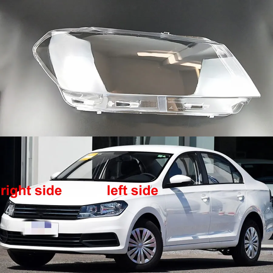 

For Volkswagen VW Santana 2016 2017 2018 2019 Headlamp Cover Transparent Lampshade Shell Plexiglass Auto Replacement Parts