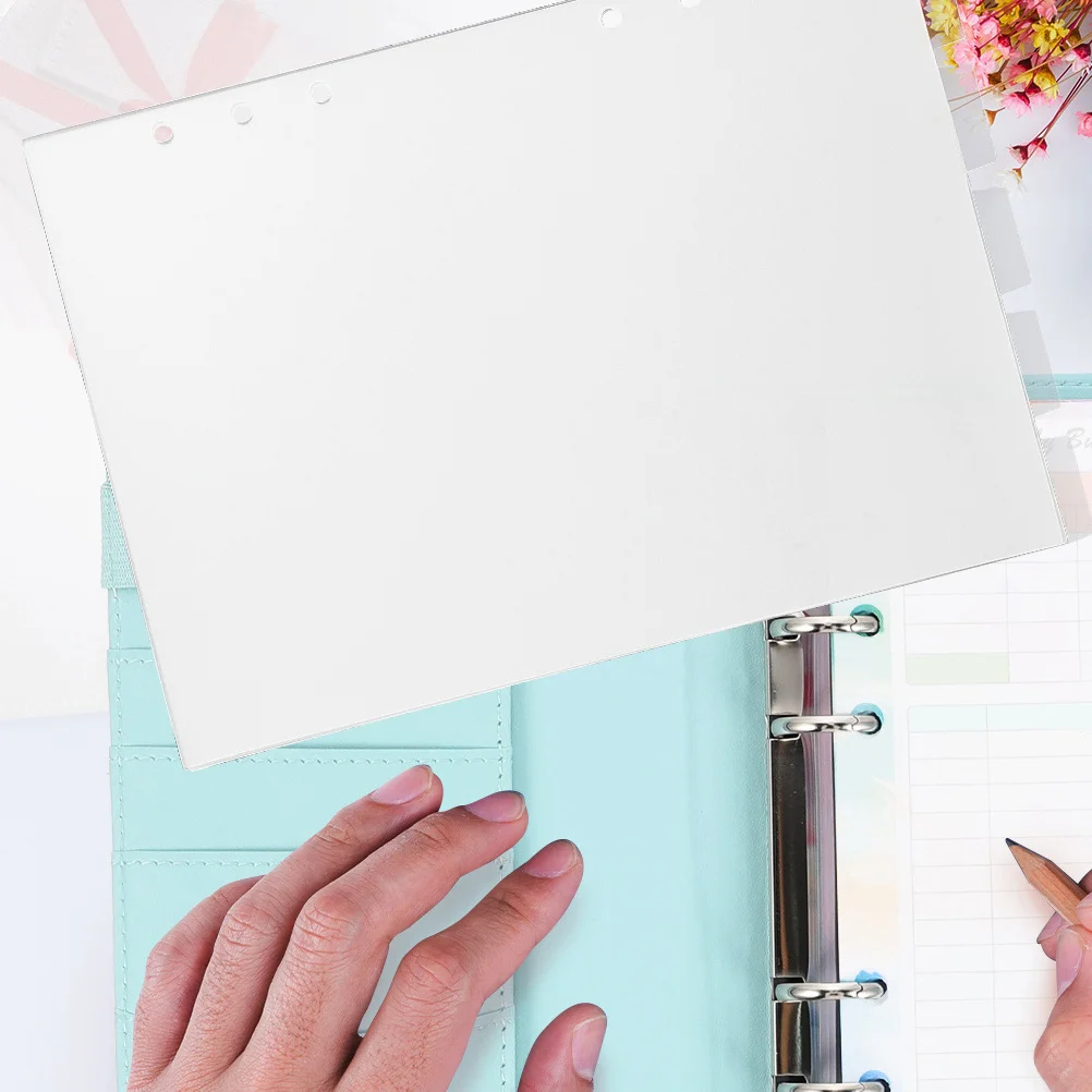 

10 Sheets Notebook Dividers Transparent PVC Binder Dividers for Organizing Documents Index Tabs for Planners Journals Reports