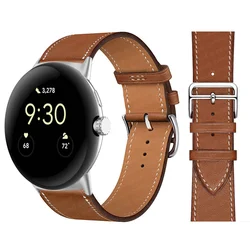 Leather Band For Google pixel watch band 2 strap correa wristband smartwatch belt Bracelet google Pixel Watch Strap Accessories