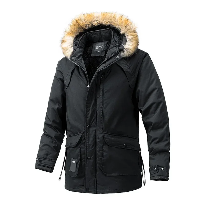 

Outdoor High-quality Fashion Trend Thick Warm Casual Cotton Clothing Winter Comfortable Windproof Breathable Men's Warm Jacket