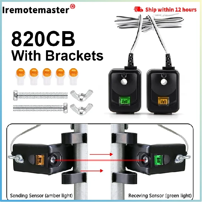 

for Linear Garage Door Opener HAE00002 LSO50 LDO33 LDO50 Safety Sensors Beam Eyes