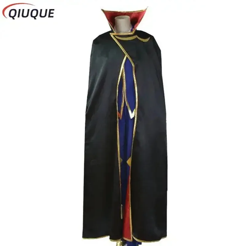 

Lelouch of the Rebellion R2 Zero Lelouch Lamperouge Cosplay Costume Anime Outfits Cloak Halloween Carnival Party Suit