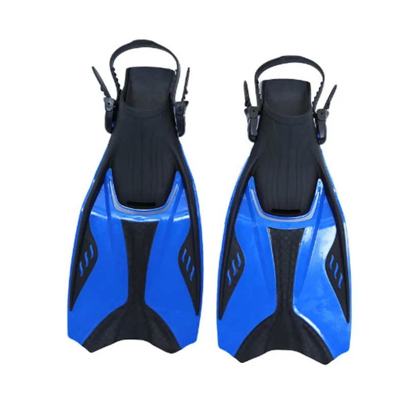 Freediving fins, slip-on training, swimming, snorkeling, adjustable