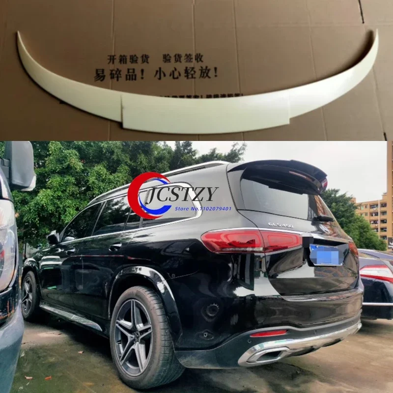 For Mercedes spoiler cover gls x167 new benz gls 350 supplies 450 500e 350d 53 amg exterior accessories