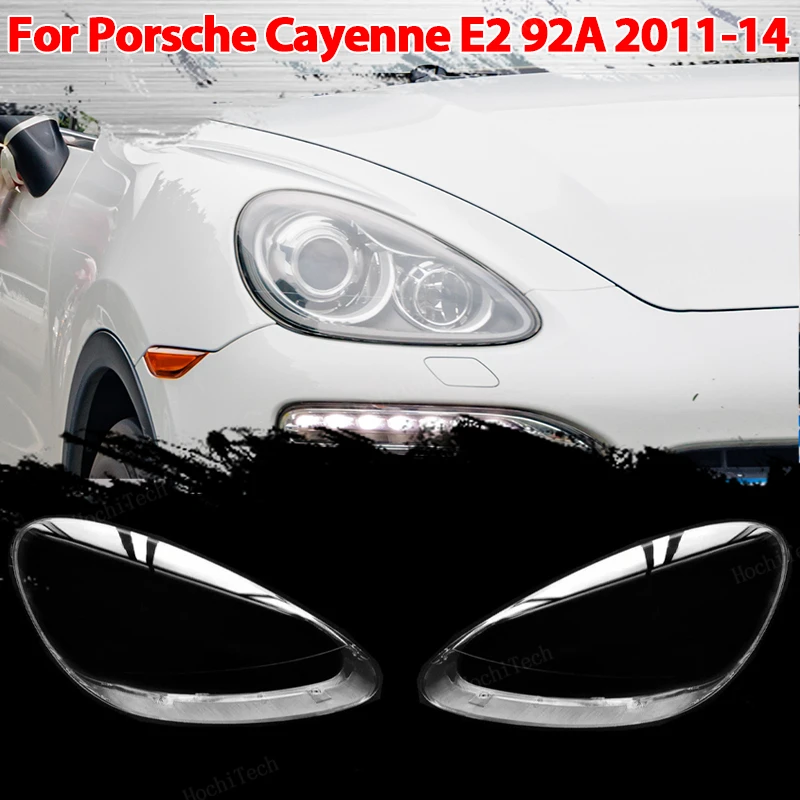 

Headlight Cover Transparent Mask Lens Lampshade Headlamp Shell Polycarbonate For Porsche Cayenne E2 92A pre-facelift 2011-2014